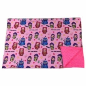 New‎ K-Pop Demon Hunters Minky Fleece Blanket Huntrix Milk Silk 30 x 40 Gift